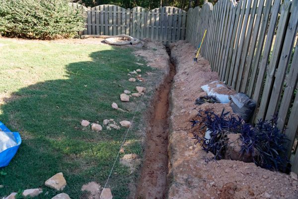 Trench Drain Installation in Gallatin