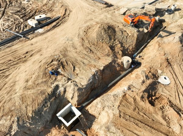 Drainage Construction in Gallatin