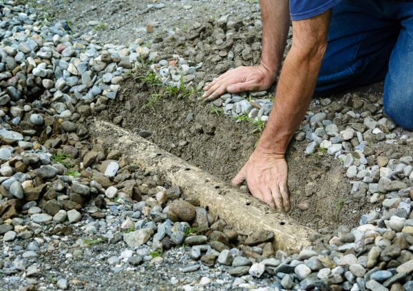 French Ditch Installation in Gallatin